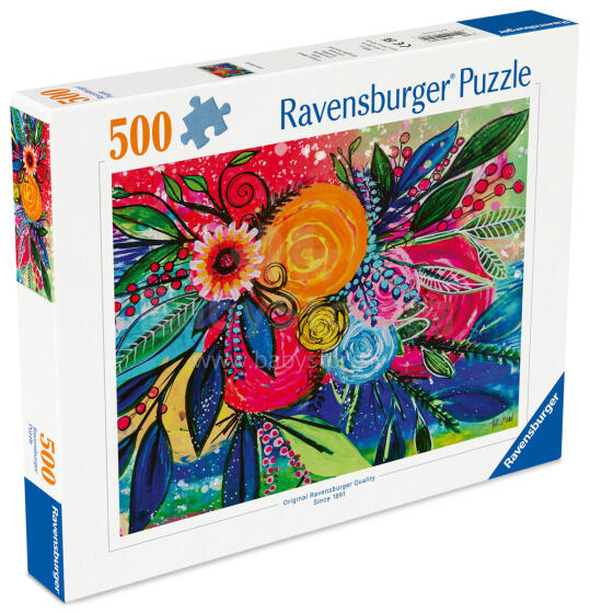 Ravensburger puzle 500 gabali: Krāsu sprādziens