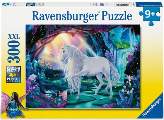 Ravensburger puzle 300 gab. Burvju mežs vienradzis