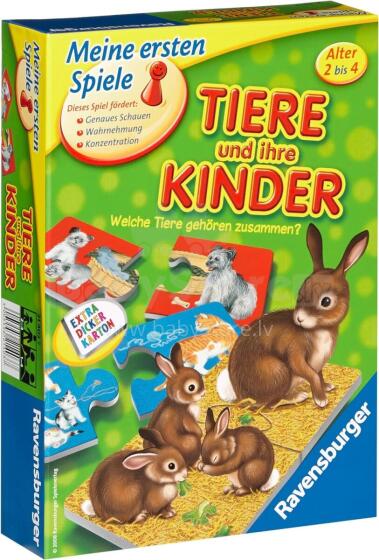 Ravensburger dzīvnieki un viņu bērni spēle