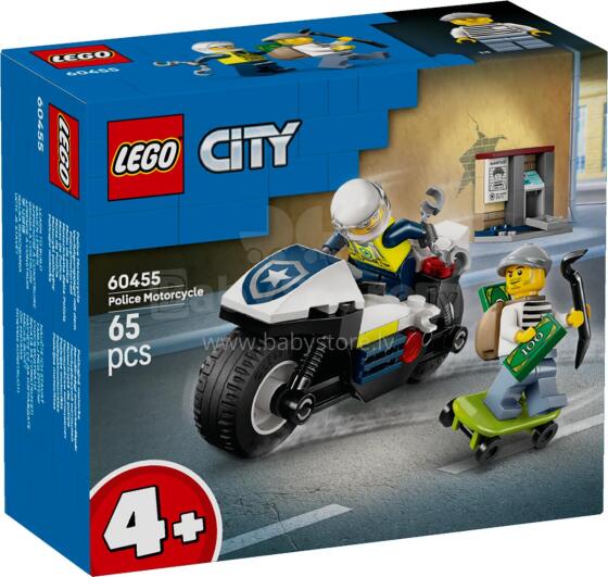 LEGO City Policijas Motocikla Aizturēšana