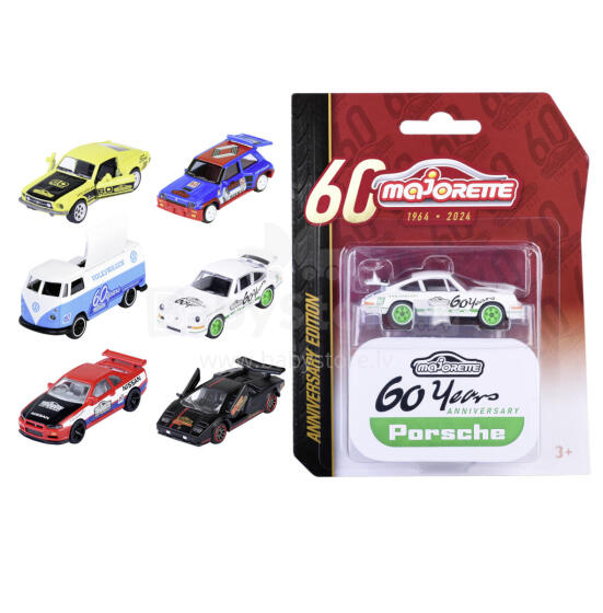 Majorette automašīnu deluxe 60. gadadienas kolekcija