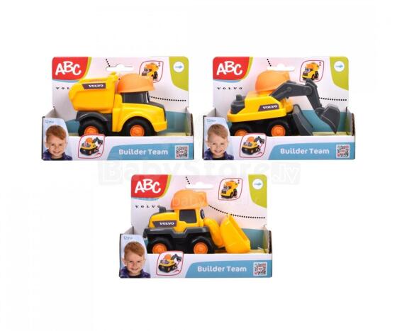 Dickie Toys ABC Būvniecības Transportlīdzeklis - 3 Dažādi