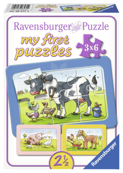 Ravensburger My First Puzzles 3x6 pc