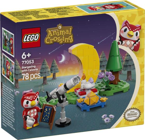 LEGO Animal Crossing Наблюдение за звездами с Селестой