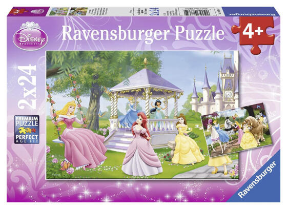Пазл Ravensburger 2x24 детали Диснеевские волшебные принцессы