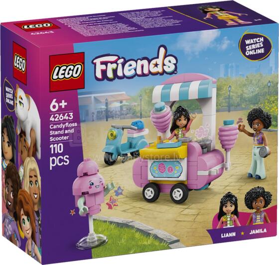 LEGO Friends cukura vates stends un skūteris
