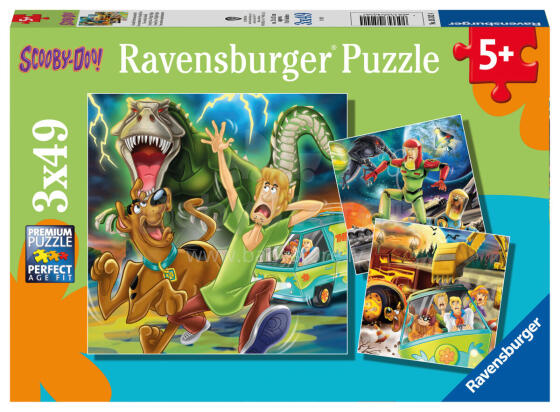 Ravenburgeri puzle 3x49 gabali Scooby Doo