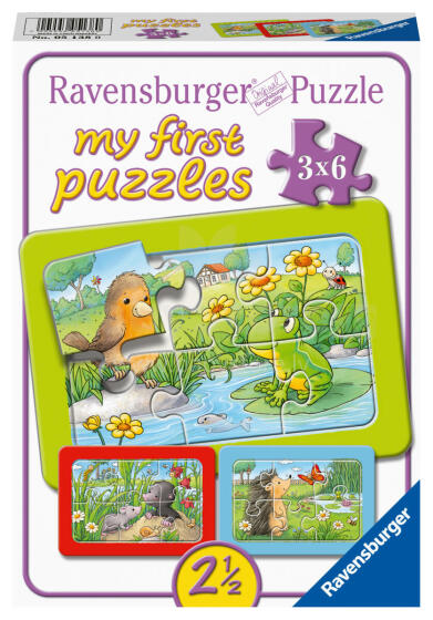 Ravensburger puzle 3x6 gab My First Puzzle
