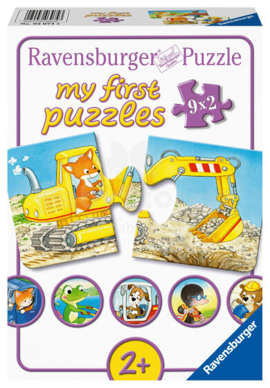 Ravensburger Mans pirmais puzlis 9x2 gab.