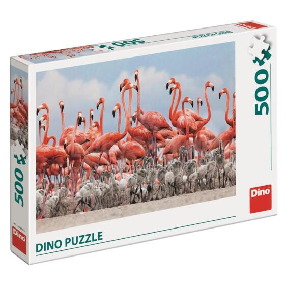 Dino puzle 500 gabali Flamingo