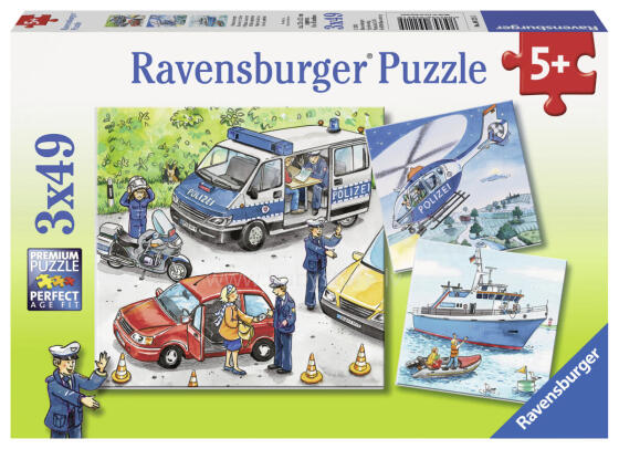 Ravensburger Puzzle 3x49 pc Police Action