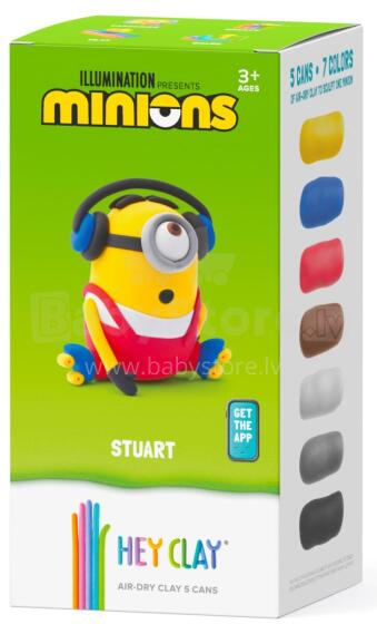 HEY CLAY modelēšanas māls Minions Stjuarts