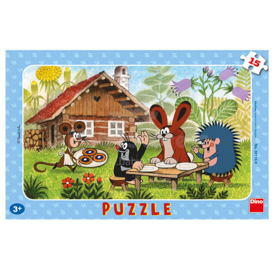 Dino rāmja puzle 15 gabali, Mazais mols
