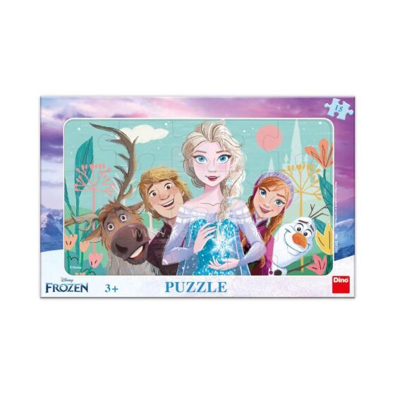 Dino rāmja puzle 15 gab. mazais Frozen