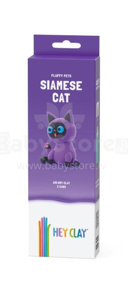 HEY CLAY Modeling Clay 3 pcs: Siamese Cat