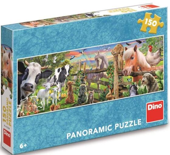 
Dino panorāmas puzle 150 gab. Ferma