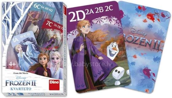 
Dino Spēļu Karti Quartet Frozen II