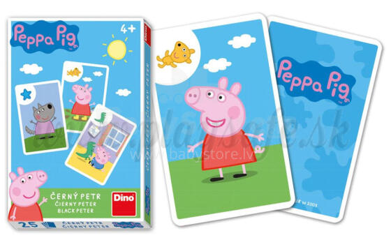 Dino Spēļu Karti Melnais Pēteris Peppa Cūciņa