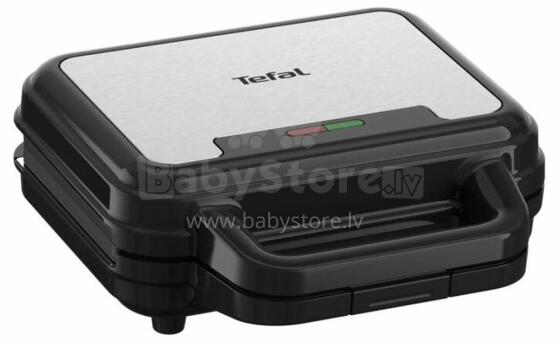 TEFAL sviestmaižu tosteris UltraCompact 3in1, melns/pelēks