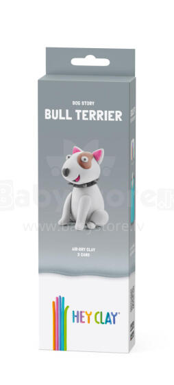 HEY CLAY Modelēšanas māls Bull Terrier 3 gab
