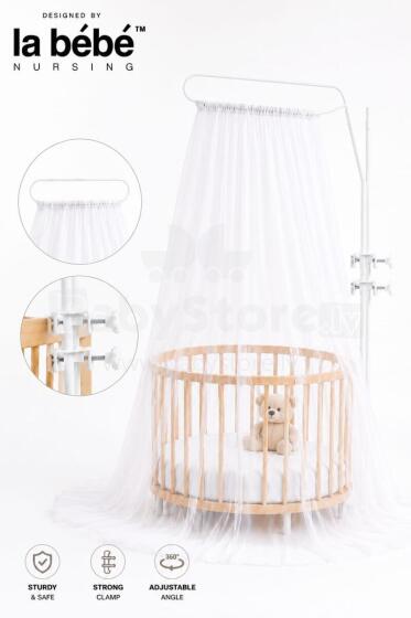 La Bebe™ Canopy Stand Art.294743 White Универсальнй штатив (крепление) для балдахина