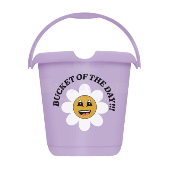 Bucket 10L Ilvie &amp;quot;Happy Flower&amp;quot; &Oslash;30x28cm purple