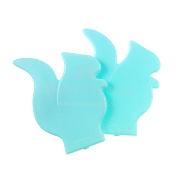 Keeepy 2-piece set of cold elements 18.5x14x1.5cm aquamarine