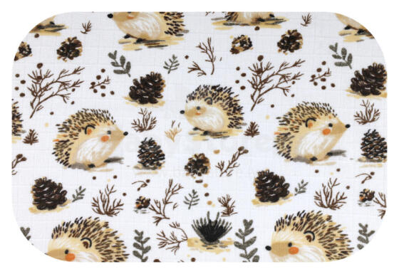Подгузник - 4282 - TETRA PRINT - EGA - ЕЖИК - размер 70x80 см