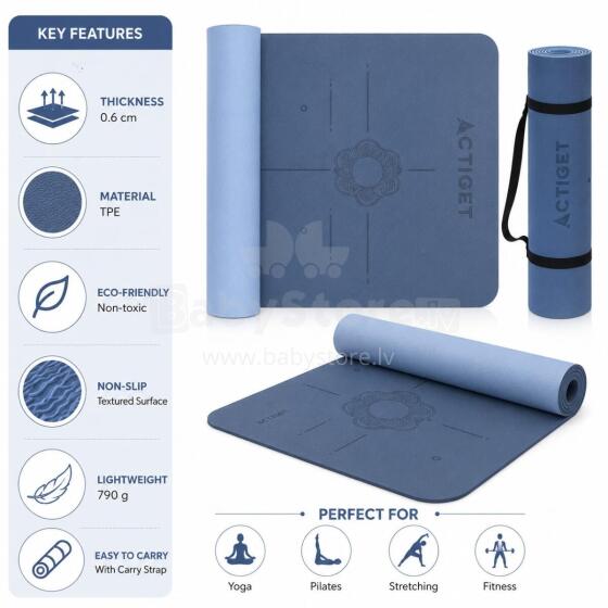 Frogeez Fitness Mat Art.ACT0021 Blue  Gymnastic mat