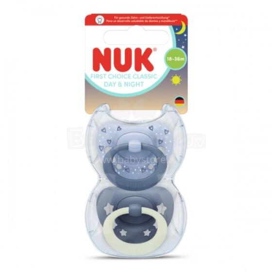 NUK 10177263 Sūklis komplekts 2 gabali 18-36m D&N Zils