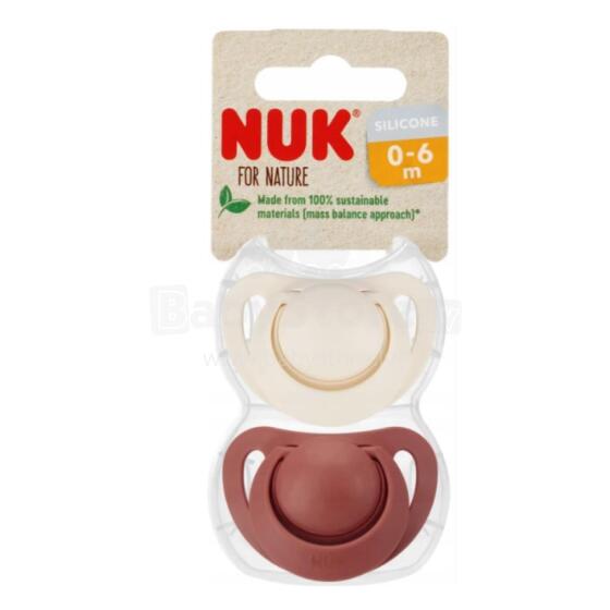 NUK 10730922 Sūklis 2 gab. 0-6m dabisks