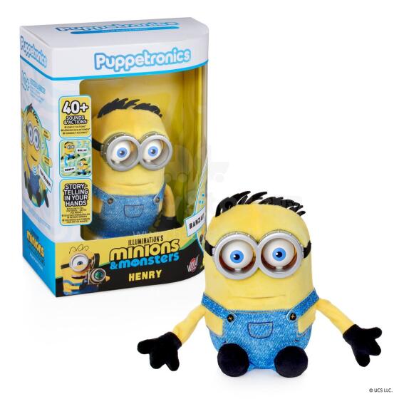REAL FX MINIONS Palm Puppetronic interaktīvā rotaļlieta - Henry