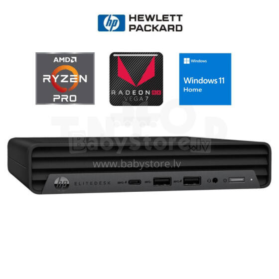 HP 805G8 Mini Ryzen 5 PRO 5650G 16GB 512SSD M.2 NVME WiFi WIN11Home