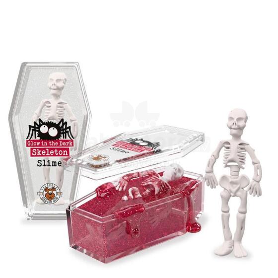 Boo - Skeleton Glitter Slime Set 37g, 2 assorted