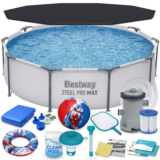 Bestway 56408 305 x 76 cm rāmis baseins 17 vienā