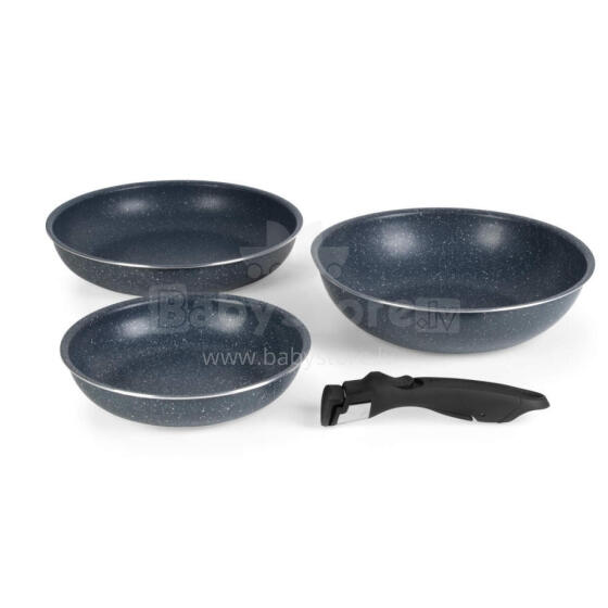 Russell Hobbs RH03296 Nightfall Stone 4-Piece Smart Clip Fry Set