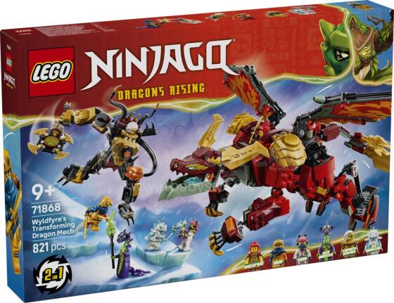 LEGO Ninjago Wyldfyre's Transforming Dragon Mech