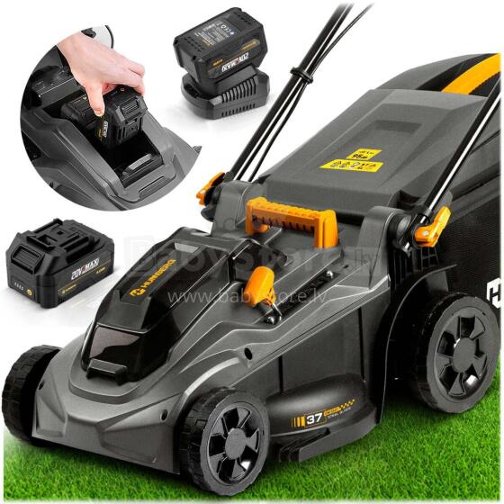 Легкий мощный аккумуляторный газонокосилка 1000W 37см Humberg HM-610