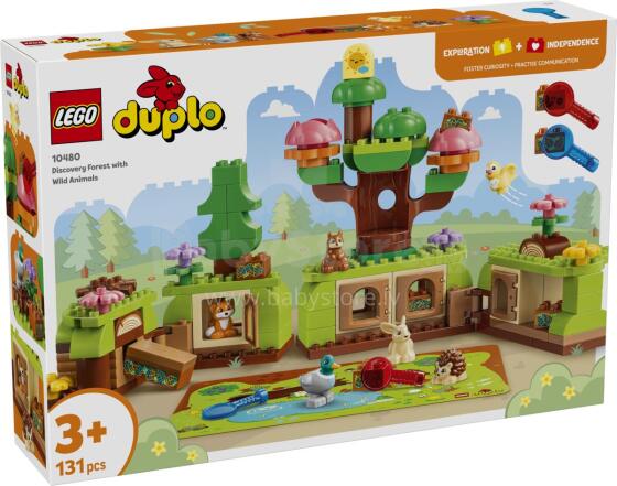 LEGO DUPLO Atklāj mežu ar meža dzīvniekiem