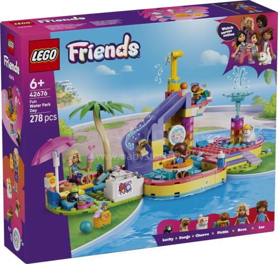 LEGO Friends Draugu jautrā ūdens parka diena