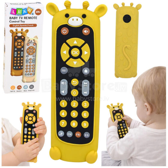 Remote Control Interactive Educational Teether Lights Sounds Giraffe