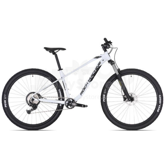 Kalnu velosipēds Rock Machine Blizz 5 Gloss Polar White/Black (Rata izmērs: 29 Rāmja izmērs: L)