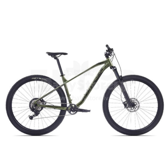 Kalnu velosipēds Rock Machine Blizz 10-29 Gloss Metallic Khaki/Pearl Black (Rata izmērs: 29 Rāmja izmērs: S)