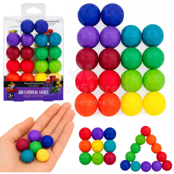 Anti-Stress Balls Manipulative Logic Game Arcade Colorful