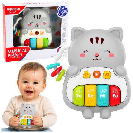Musical Toy Kitten Piano Educational For Toddlers Melodies Sounds