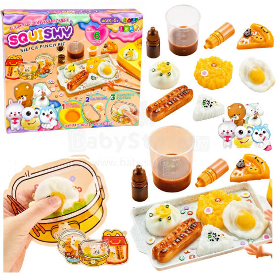 Creative Arts and Crafts Kit: DIY Squishy Decorative Breakfast Food