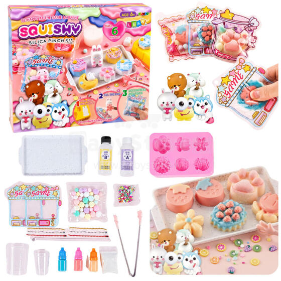 Creative Plastic Set Creating Squishy Decorative Desserts Flowers DIY