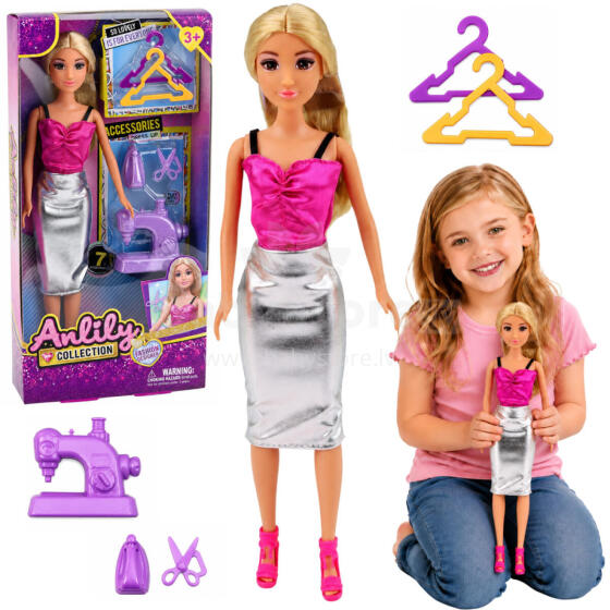 Anlily Doll Clothes Designer Seamstress Sewing Machine Accessories Set