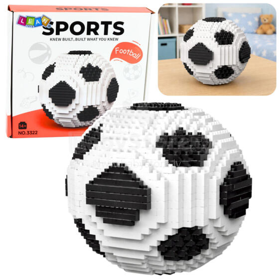 Creative Set 3D Construction Blocks Football 864 pcs.