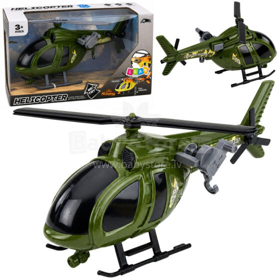 Military Helicopter with Hook Lights Sounds Green